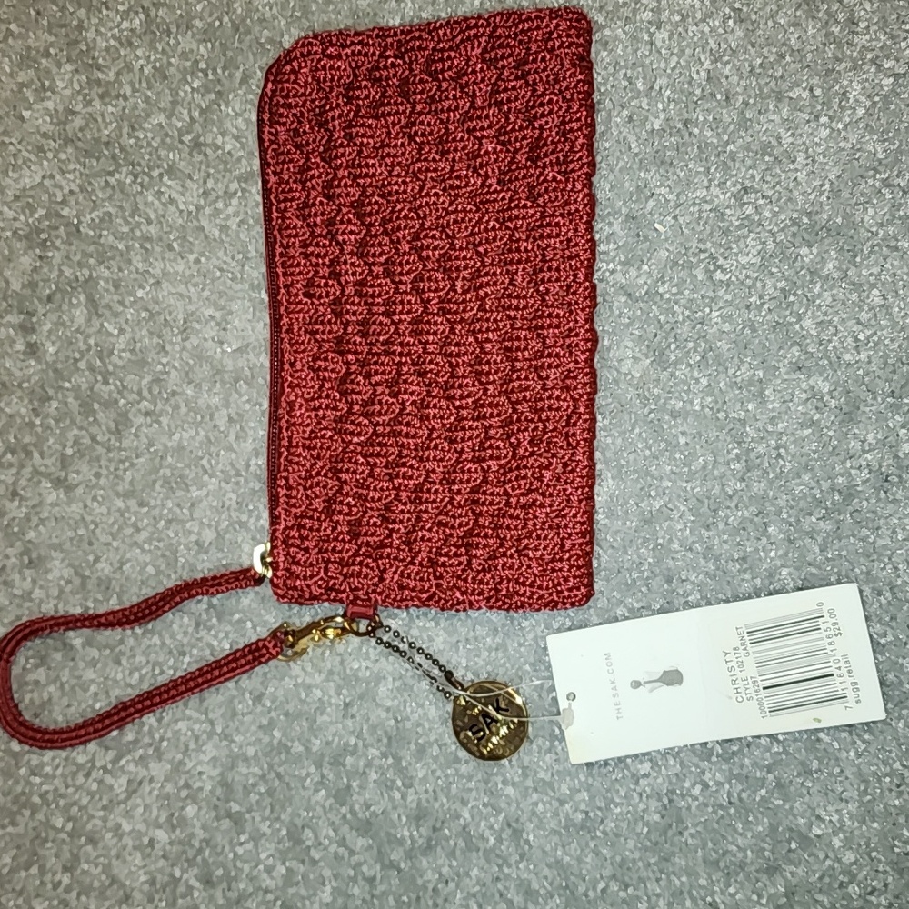 The Sak Red Clutch Wristlet **CUTE** - Picture 2 of 6